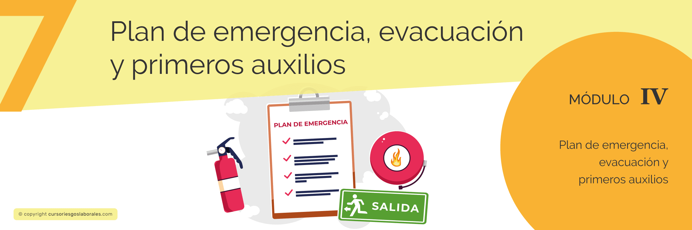 Plan de emergencia, evacuación y primeros auxilios